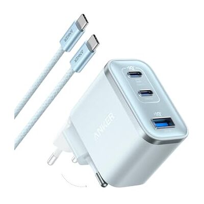 Anker USB C oplader 70 W Nano 3 poorten, snel opladen met UltraFast-uitgang, compact en elegant, voor iPhone 17 16 15, MacBook Air, iPad, Pixel, Galaxy en andere (kabel meegeleverd) Anker USB C oplader 70 W Nano 3 poorten, snel opladen met UltraFast-uitgang, compact en elegant, voor iPhone 17 16 15, MacBook Air, iPad, Pixel, Galaxy en andere (kabel meegeleverd)