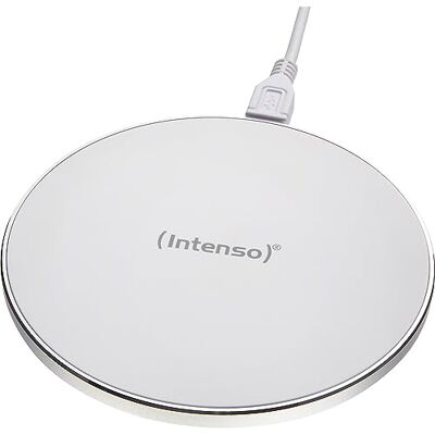 Intenso Draadloze oplader WA1 – inductielader Qi, max. 10 W – voor iPhone, Samsung, Huawei etc. – incl. voeding, wit Intenso Draadloze oplader WA1 – inductielader Qi, max. 10 W – voor iPhone, Samsung, Huawei etc. – incl. voeding, wit