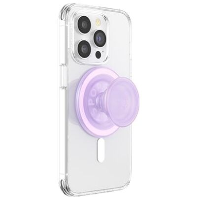 PopSockets Telefoongrip voor MagSafe, Magnetische Houder, Telefoonstandaard, Roze Opalescent Clear PopSockets Telefoongrip voor MagSafe, Magnetische Houder, Telefoonstandaard, Roze Opalescent Clear