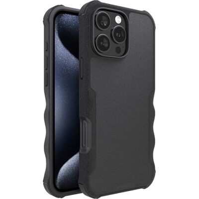 Smartish ® Gripzilla Magnetische beschermhoes voor iPhone 16 Pro Max, MagSafe-compatibel, robuuste dunne hoes met geteste valbescherming, zwart (Black Tie Affair) Smartish ® Gripzilla Magnetische beschermhoes voor iPhone 16 Pro Max, MagSafe-compatibel, robuuste dunne hoes met geteste valbescherming, zwart (Black Tie Affair)