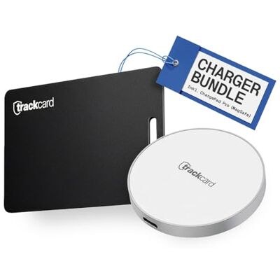 TRACKCARD ® Tag ChargePad Pro Bundle met oplader oplaadbaar, intelligent en dun, compatibel met Apple Wo Is (iOS) Air Tag Alternative iPhone Bluetooth Tracker Card (Bundle) TRACKCARD ® Tag ChargePad Pro Bundle met oplader oplaadbaar, intelligent en dun, compatibel met Apple Wo Is (iOS) Air Tag Alternative iPhone Bluetooth Tracker Card (Bundle)