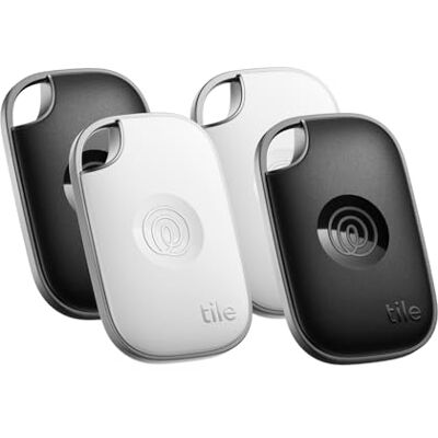 Life360 Tile Pro Krachtige Bluetooth-tracker, sleuteldetector en objectzoeker voor sleutels, tassen en andere, compatibel met iOS en Android, telefoontracker, set van 4 (zwart/wit) Life360 Tile Pro Krachtige Bluetooth-tracker, sleuteldetector en objectzoeker voor sleutels, tassen en andere, compatibel met iOS en Android, telefoontracker, set van 4 (zwart/wit)