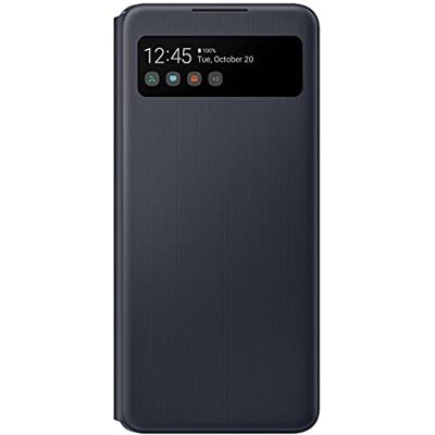Samsung Galaxy A42 S View Wallet Cover Case Zwart Samsung Galaxy A42 S View Wallet Cover Case Zwart