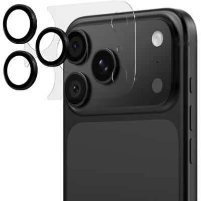 RhinoShield Fotolensbescherming voor iPhone 18 Pro Max Lensbeschermers en fotoblok inbegrepen, volledige afdekking, krasbestendig, uitlijningsgereedschap inbegrepen RhinoShield Fotolensbescherming voor iPhone 18 Pro Max Lensbeschermers en fotoblok inbegrepen, volledige afdekking, krasbestendig, uitlijningsgereedschap inbegrepen