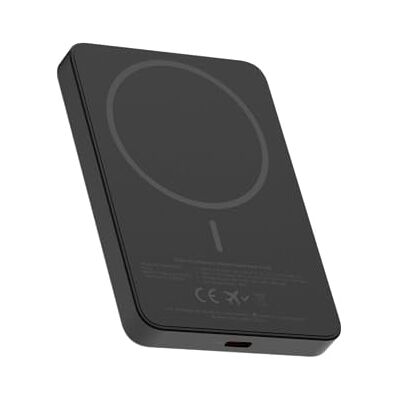 Xtorm Go2 Magnetic Wireless Power Bank 5000 mAh 20 W USB-C PD + magnetisch opladen 15 W premium materialen ultradunne houtskool zwart XG2WP051 Xtorm Go2 Magnetic Wireless Power Bank 5000 mAh 20 W USB-C PD + magnetisch opladen 15 W premium materialen ultradunne houtskool zwart XG2WP051