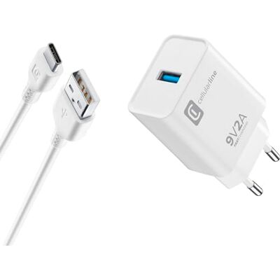 Cellular Line ACHHUKITQCTYCK oplader voor mobiele telefoons binnenshuis, zwart oplader voor mobiele telefoons (binnenkant, netwerk, 1 m, zwart) Cellular Line ACHHUKITQCTYCK oplader voor mobiele telefoons binnenshuis, zwart oplader voor mobiele telefoons (binnenkant, netwerk, 1 m, zwart)