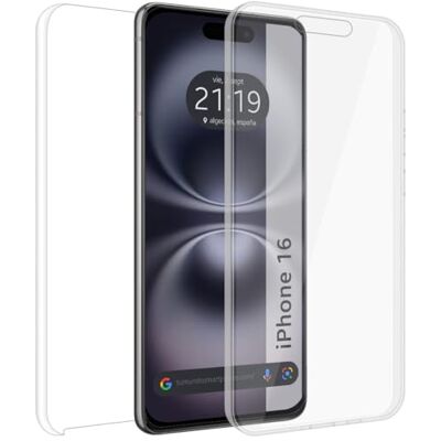Tumundosmartphone Dubbel transparant PC TPU Full Body 360 hoesje voor iPhone 16 (6.1) Tumundosmartphone Dubbel transparant PC TPU Full Body 360 hoesje voor iPhone 16 (6.1)