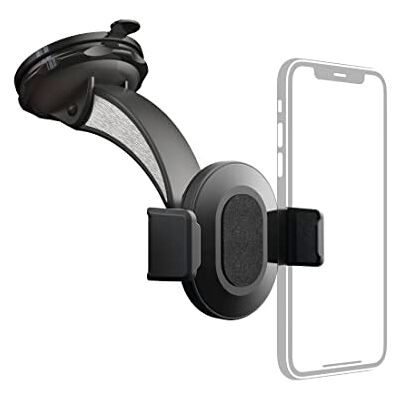 Hama Move Autotelefoonhouder (telefoonhouder voor auto met zuignap, 360 graden draaibaar, autohouder voor smartphones van 5,5 tot 8,5 cm breed), zwart Hama Move Autotelefoonhouder (telefoonhouder voor auto met zuignap, 360 graden draaibaar, autohouder voor smartphones van 5,5 tot 8,5 cm breed), zwart