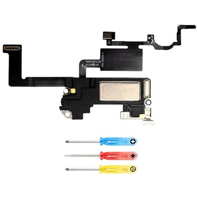 MMOBIEL Vervangende hoofdtelefoon voor iPhone 12/12 Pro, nabijheidssensor en schroevendraaier inbegrepen MMOBIEL Vervangende hoofdtelefoon voor iPhone 12/12 Pro, nabijheidssensor en schroevendraaier inbegrepen
