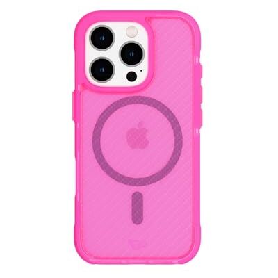 tech21 EvoArmor iPhone 16 Pro compatibel met MagSafe Schokbestendige beschermhoes 21 x militaire standaard getest in roze tech21 EvoArmor iPhone 16 Pro compatibel met MagSafe Schokbestendige beschermhoes 21 x militaire standaard getest in roze