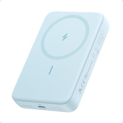 Anker Zolo Compacte draadloze externe accu, 10.000 mAh, met snel opladen, PD 30 W, magnetische powerbank, duurzame en aangename oplader, voor iPhone serie 16/15/14, AirPods en andere Anker Zolo Compacte draadloze externe accu, 10.000 mAh, met snel opladen, PD 30 W, magnetische powerbank, duurzame en aangename oplader, voor iPhone serie 16/15/14, AirPods en andere