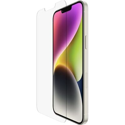 Belkin UltraGlass antimicrobiële displaybescherming voor iPhone 14 Plus en 13 Pro Max, eenvoudig aan te brengen zonder luchtbellen en standaard Belkin UltraGlass antimicrobiële displaybescherming voor iPhone 14 Plus en 13 Pro Max, eenvoudig aan te brengen zonder luchtbellen en standaard