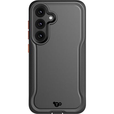 tech21 Evo Pro Hoesje voor Samsung S24: 6,1 meter, militaire valbescherming, verbeterde camerabescherming, 2 koorden voor duurzaamheid en veiligheid, zwart tech21 Evo Pro Hoesje voor Samsung S24: 6,1 meter, militaire valbescherming, verbeterde camerabescherming, 2 koorden voor duurzaamheid en veiligheid, zwart