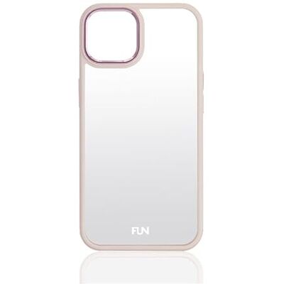 Peter Jäckel Fun Camera Protect Cover Clear Pink voor Apple iPhone 15 Peter Jäckel Fun Camera Protect Cover Clear Pink voor Apple iPhone 15