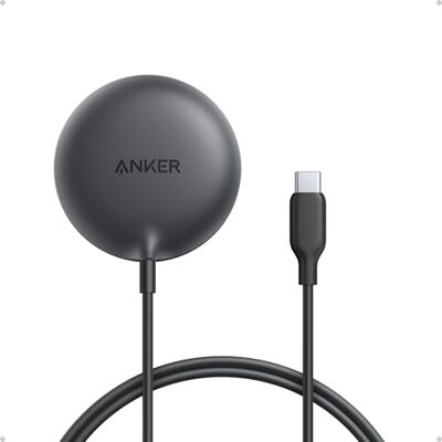 Anker Zolo Magnetische iPhone inductielader, 15 W, oplaadpad 15 W, MagSafe-compatibel, Qi2-gecertificeerd, voor iPhone serie 17/16/15/14, AirPods en vele andere (adapter niet inbegrepen) Anker Zolo Magnetische iPhone inductielader, 15 W, oplaadpad 15 W, MagSafe-compatibel, Qi2-gecertificeerd, voor iPhone serie 17/16/15/14, AirPods en vele andere (adapter niet inbegrepen)