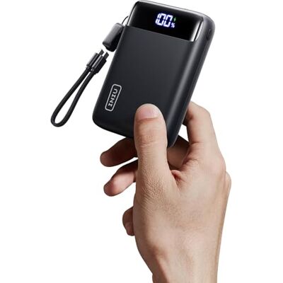 INIU Ultra kleine externe accu, 20.000 mAh, 22,5 W, snel opladen powerbank Met afneembare USB C-kabel, goedgekeurd in het vliegtuig, reisbenodigdheden, powerbank voor iPhone 18 17 16 Pro Samsung INIU Ultra kleine externe accu, 20.000 mAh, 22,5 W, snel opladen powerbank Met afneembare USB C-kabel, goedgekeurd in het vliegtuig, reisbenodigdheden, powerbank voor iPhone 18 17 16 Pro Samsung