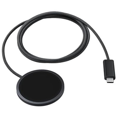 Samsung EP-P2900B 25W magnetische draadloze oplader voor compatibele smartphones en oplaadhoezen van verschillende fabrikanten, Qi2-houder, zwart Samsung EP-P2900B 25W magnetische draadloze oplader voor compatibele smartphones en oplaadhoezen van verschillende fabrikanten, Qi2-houder, zwart