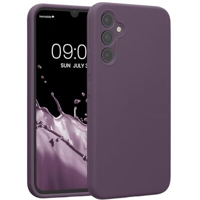kwmobile Hoes compatibel met Samsung Galaxy A34 5G hoes Zachte TPU siliconen telefoonhoes Bleek iris kwmobile Hoes compatibel met Samsung Galaxy A34 5G hoes Zachte TPU siliconen telefoonhoes Bleek iris