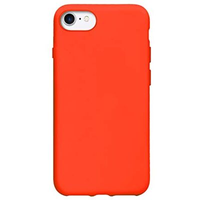 SBS Beschermhoes voor iPhone 8/7, zacht materiaal, licht, zacht gevoel, oranje SBS Beschermhoes voor iPhone 8/7, zacht materiaal, licht, zacht gevoel, oranje