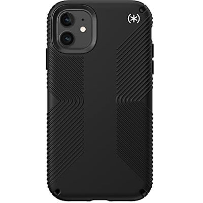 Speck Presidio2 Grip Case, compatibel met iPhone 11 en XR, zwart/wit Speck Presidio2 Grip Case, compatibel met iPhone 11 en XR, zwart/wit