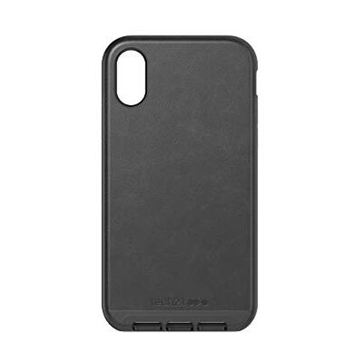 tech21 Tech Enterprises Slanke PU-leren beschermhoes voor Apple iPhone Xr zwart tech21 Tech Enterprises Slanke PU-leren beschermhoes voor Apple iPhone Xr zwart