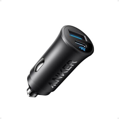 Anker Autolader USB C 30 W, autolader voor iPhone 16, auto-adapter 30 W, 2 poorten type C, PowerIQ 3.0, voor iPhone 17/16/15/14, Samsung Galaxy S23/S22/S21, iPad Pro Anker Autolader USB C 30 W, autolader voor iPhone 16, auto-adapter 30 W, 2 poorten type C, PowerIQ 3.0, voor iPhone 17/16/15/14, Samsung Galaxy S23/S22/S21, iPad Pro
