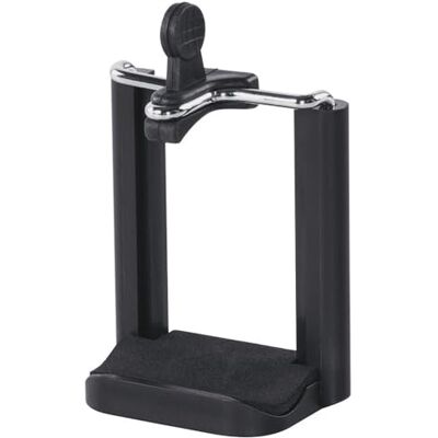 Hama Smartphonehouder voor statief en selfiestick (1/4 inch statiefschroefdraad, variabele breedte van 5,5 tot 8,2 cm, universele adapter voor iPhone mobiele telefoon en Android-telefoons) Hama Smartphonehouder voor statief en selfiestick (1/4 inch statiefschroefdraad, variabele breedte van 5,5 tot 8,2 cm, universele adapter voor iPhone mobiele telefoon en Android-telefoons)