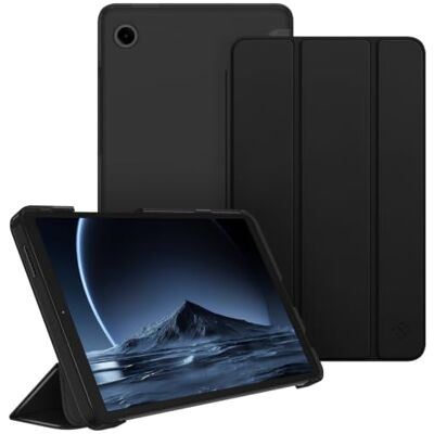 FINTIE Beschermhoes voor Samsung Galaxy Tab A11 8,7 inch 2025 en Galaxy Tab Bescherming voor SM-X130/X135/X110/X115/X117, dunne transparante hoes (niet geschikt voor Tab A11+/A9+/A8), zwart FINTIE Beschermhoes voor Samsung Galaxy Tab A11 8,7 inch 2025 en Galaxy Tab Bescherming voor SM-X130/X135/X110/X115/X117, dunne transparante hoes (niet geschikt voor Tab A11+/A9+/A8), zwart