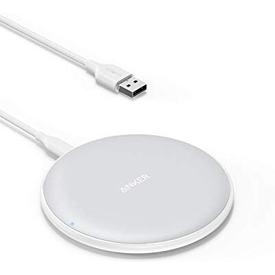 Anker Draadloze Oplader PowerWave, 7.5W Draadloze Oplader, Qi Gecertificeerd, 7.5W voor iPhone XR/XS/X/8, 10W voor Galaxy S9/S9+/S8 etc. (Voedingsadapter niet inbegrepen, kabel 120 cm inbegrepen) Anker Draadloze Oplader PowerWave, 7.5W Draadloze Oplader, Qi Gecertificeerd, 7.5W voor iPhone XR/XS/X/8, 10W voor Galaxy S9/S9+/S8 etc. (Voedingsadapter niet inbegrepen, kabel 120 cm inbegrepen)