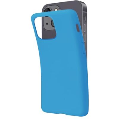 SBS Beschermhoes voor iPhone 13, Cerulean Pantone 2191 C, zacht, flexibel, krasbestendig, dun en comfortabel in je zak, compatibel met draadloos opladen SBS Beschermhoes voor iPhone 13, Cerulean Pantone 2191 C, zacht, flexibel, krasbestendig, dun en comfortabel in je zak, compatibel met draadloos opladen