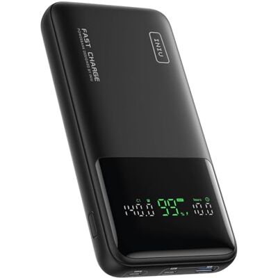 INIU Power Bank, 27.000 mAh 140 W powerbank, kleine maar krachtige USB C-ingang en uitgang voor telefoon en laptop, powerbank voor MacBook Pro, Steam Deck iPhone 15, 14, 13, 12 Pro, INIU Power Bank, 27.000 mAh 140 W powerbank, kleine maar krachtige USB C-ingang en uitgang voor telefoon en laptop, powerbank voor MacBook Pro, Steam Deck iPhone 15, 14, 13, 12 Pro,