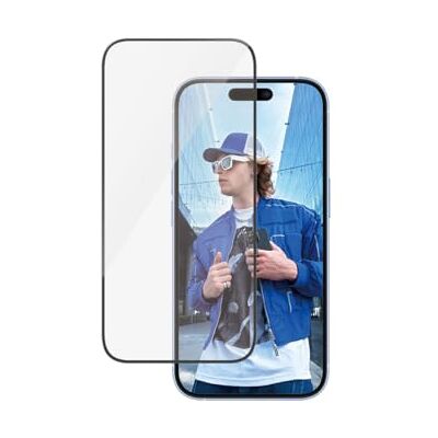 Panzer Glass PanzerGlass Ultra grote schermbeschermer voor Apple iPhone 16/15/14 Pro, gehard glas, rand tot rand, valbescherming, krasbestendig, anti-vingerafdruk, eenvoudige installatie, compatibel Panzer Glass PanzerGlass Ultra grote schermbeschermer voor Apple iPhone 16/15/14 Pro, gehard glas, rand tot rand, valbescherming, krasbestendig, anti-vingerafdruk, eenvoudige installatie, compatibel