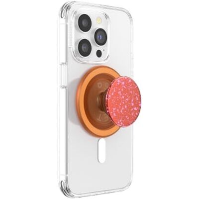 PopSockets : PopGrip Round voor MagSafe – adapterring voor MagSafe inbegrepen – houder en handgreep voor smartphone en hoesjes met verwisselbare top – aluminium clay speckle PopSockets : PopGrip Round voor MagSafe – adapterring voor MagSafe inbegrepen – houder en handgreep voor smartphone en hoesjes met verwisselbare top – aluminium clay speckle