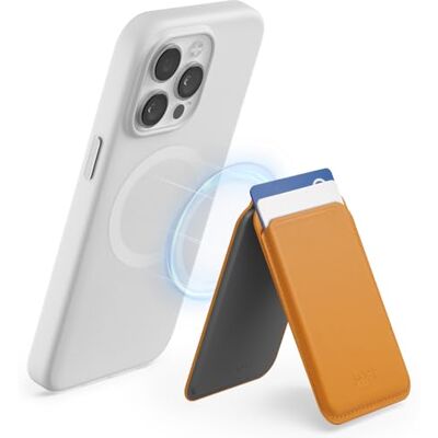 MOFT Magnetische portemonnee compatibel met MagSafe Magnetische kaarthouder voor iPhone 15/14/13/12 serie, Oranje, Minimalistisch MOFT Magnetische portemonnee compatibel met MagSafe Magnetische kaarthouder voor iPhone 15/14/13/12 serie, Oranje, Minimalistisch