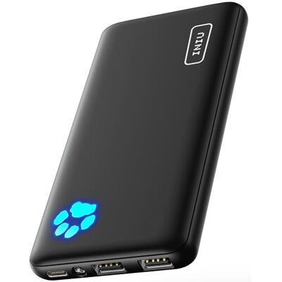 INIU Draagbare oplader, dunste externe batterij, 10.000 mAh, 5 V/3 A, USB C, snelle ingang en uitgang, externe batterij compatibel met iPhone 16, 15, 14, 13, Samsung S22, S21, iPad enz INIU Draagbare oplader, dunste externe batterij, 10.000 mAh, 5 V/3 A, USB C, snelle ingang en uitgang, externe batterij compatibel met iPhone 16, 15, 14, 13, Samsung S22, S21, iPad enz