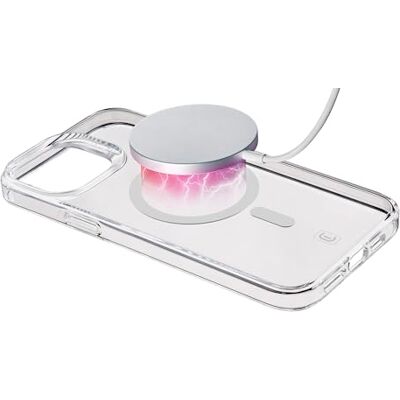 Cellular Line Gloss Mag iPhone 15 oplaad- en aansluithoes met MagSafe-magneten Transparant Cellular Line Gloss Mag iPhone 15 oplaad- en aansluithoes met MagSafe-magneten Transparant