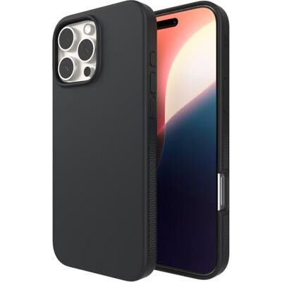 ZAGG Manhattan Snap Grafeen versterkte beschermhoes voor iPhone 16 Pro Max MagSafe compatibel Slank en zacht ontwerp Veilige grip Schokbestendig Achterhoes Zwart ZAGG Manhattan Snap Grafeen versterkte beschermhoes voor iPhone 16 Pro Max MagSafe compatibel Slank en zacht ontwerp Veilige grip Schokbestendig Achterhoes Zwart