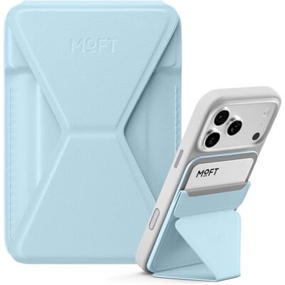 MOFT Magnetische portemonnee-houder, compatibel met iPhone 17/16/15/14/13/12, hoekverstelling en MOVAS telefoonhouder, compatibel met Magsafe, rustgevende nevel, standaard, modern en stralend MOFT Magnetische portemonnee-houder, compatibel met iPhone 17/16/15/14/13/12, hoekverstelling en MOVAS telefoonhouder, compatibel met Magsafe, rustgevende nevel, standaard, modern en stralend