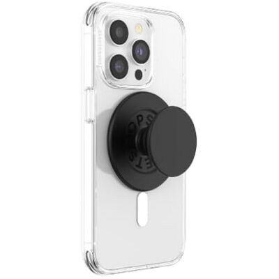PopSockets MagSafe telefoongreep, magnetische houder zwart PopSockets MagSafe telefoongreep, magnetische houder zwart