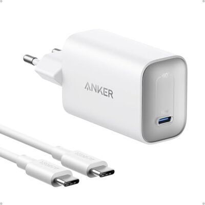 Anker 100 W nano-oplader voor MacBook, iPad, iPhone 17/16, Galaxy, USB-C-apparaten, met 1,8 m USB-C-kabel Anker 100 W nano-oplader voor MacBook, iPad, iPhone 17/16, Galaxy, USB-C-apparaten, met 1,8 m USB-C-kabel