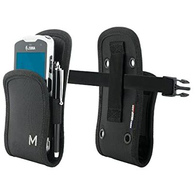 Mobilis Holster voor invoerterminal met riemlus, riem en penhouder, etui voor smartphone, sneltoegangssysteem, maat S Mobilis Holster voor invoerterminal met riemlus, riem en penhouder, etui voor smartphone, sneltoegangssysteem, maat S