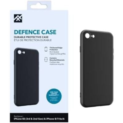 ZAGG iFrogz Defence beschermhoes compatibel met iPhone 8/iPhone SE, duurzaam, klikbaar, vuilafstotend, dun, gerecycled, zwart ZAGG iFrogz Defence beschermhoes compatibel met iPhone 8/iPhone SE, duurzaam, klikbaar, vuilafstotend, dun, gerecycled, zwart
