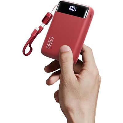 INIU Powerbank 20.000 mAh, kleine externe batterij voor telefoon Met afneembare USB-C-kabel, goedgekeurd in het vliegtuig, reisbenodigdheden, powerbank voor iPhone 18 17 Pro Samsung iPad INIU Powerbank 20.000 mAh, kleine externe batterij voor telefoon Met afneembare USB-C-kabel, goedgekeurd in het vliegtuig, reisbenodigdheden, powerbank voor iPhone 18 17 Pro Samsung iPad
