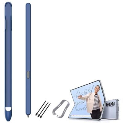 BAILI Slim S Pen vervangende stylus compatibel met Galaxy Z Fold6 zonder Bluetooth, drukniveau 4096 + S-Pen sleuf, stylus voor Fold5/Fold4/Fold3, blauw BAILI Slim S Pen vervangende stylus compatibel met Galaxy Z Fold6 zonder Bluetooth, drukniveau 4096 + S-Pen sleuf, stylus voor Fold5/Fold4/Fold3, blauw