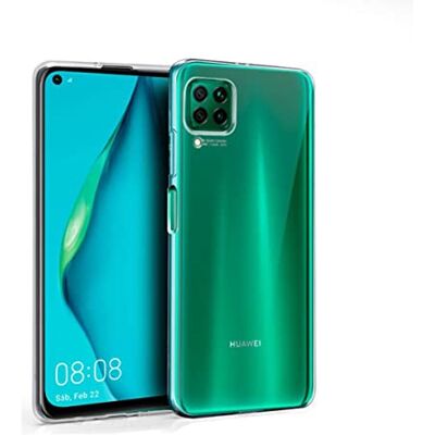 Cool siliconen hoesje voor Huawei P40 Lite, transparant Cool siliconen hoesje voor Huawei P40 Lite, transparant