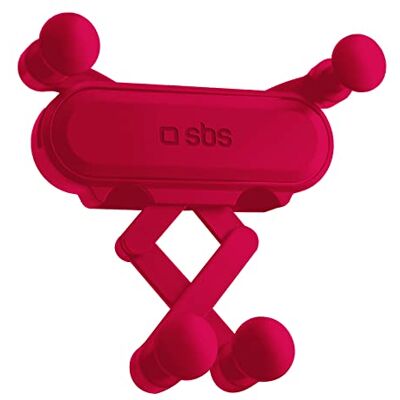 SBS Rood universele mobiele telefoonhouder draaibaar met zwaartekrachtsluiting voor iPhone, Samsung, Oppo, Xiaomi, Huawei, Honor tot 7 inch SBS Rood universele mobiele telefoonhouder draaibaar met zwaartekrachtsluiting voor iPhone, Samsung, Oppo, Xiaomi, Huawei, Honor tot 7 inch