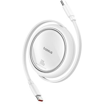 Baseus USB C-kabel, 100W PD 5A QC 4.0 Mini oprolbare USB C naar USB C snellaadkabel, 4 vooraf ingestelde lengtes voor iPhone 15 Samsung iPad, eenvoudig op te bergen, draagbaar Baseus USB C-kabel, 100W PD 5A QC 4.0 Mini oprolbare USB C naar USB C snellaadkabel, 4 vooraf ingestelde lengtes voor iPhone 15 Samsung iPad, eenvoudig op te bergen, draagbaar