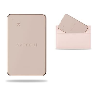 SATECHI FindAll Portemonneekaart, compatibel met Apple Localiser-app, roze Voor iPhone, iPad en Mac, Bluetooth-tracker, 16 maanden batterij, Qi/Qi2/MagSafe, waarschuwingen voor vergeetachtigheid, IP66 SATECHI FindAll Portemonneekaart, compatibel met Apple Localiser-app, roze Voor iPhone, iPad en Mac, Bluetooth-tracker, 16 maanden batterij, Qi/Qi2/MagSafe, waarschuwingen voor vergeetachtigheid, IP66