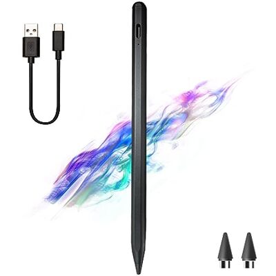 EFaith Pen voor touchscreen, stylus voor tablets, met 2 reservepunten, universele capacitieve stylus voor iPad/iPhone/Samsung/Lenovo/Xiaomi/Huawei (universeel, zwart) EFaith Pen voor touchscreen, stylus voor tablets, met 2 reservepunten, universele capacitieve stylus voor iPad/iPhone/Samsung/Lenovo/Xiaomi/Huawei (universeel, zwart)