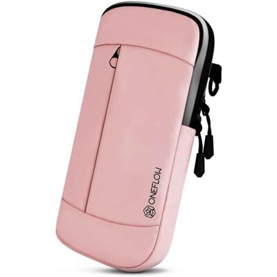 OneFlow Urban Sling mobiele telefoonhoes voor Samsung Galaxy A10 met portemonnee, voor dames en heren, roze OneFlow Urban Sling mobiele telefoonhoes voor Samsung Galaxy A10 met portemonnee, voor dames en heren, roze